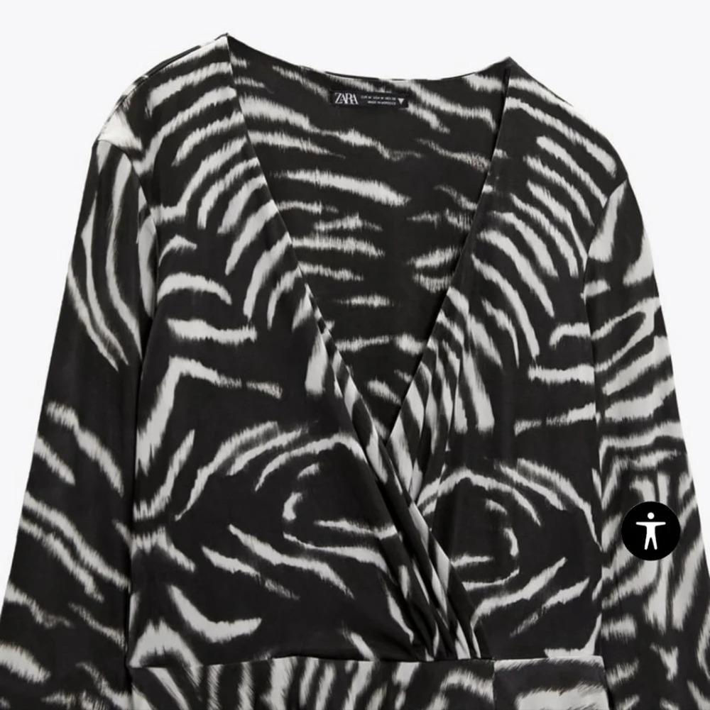 Zara Zebra Printed Dress NWT - Picture 5 of 12